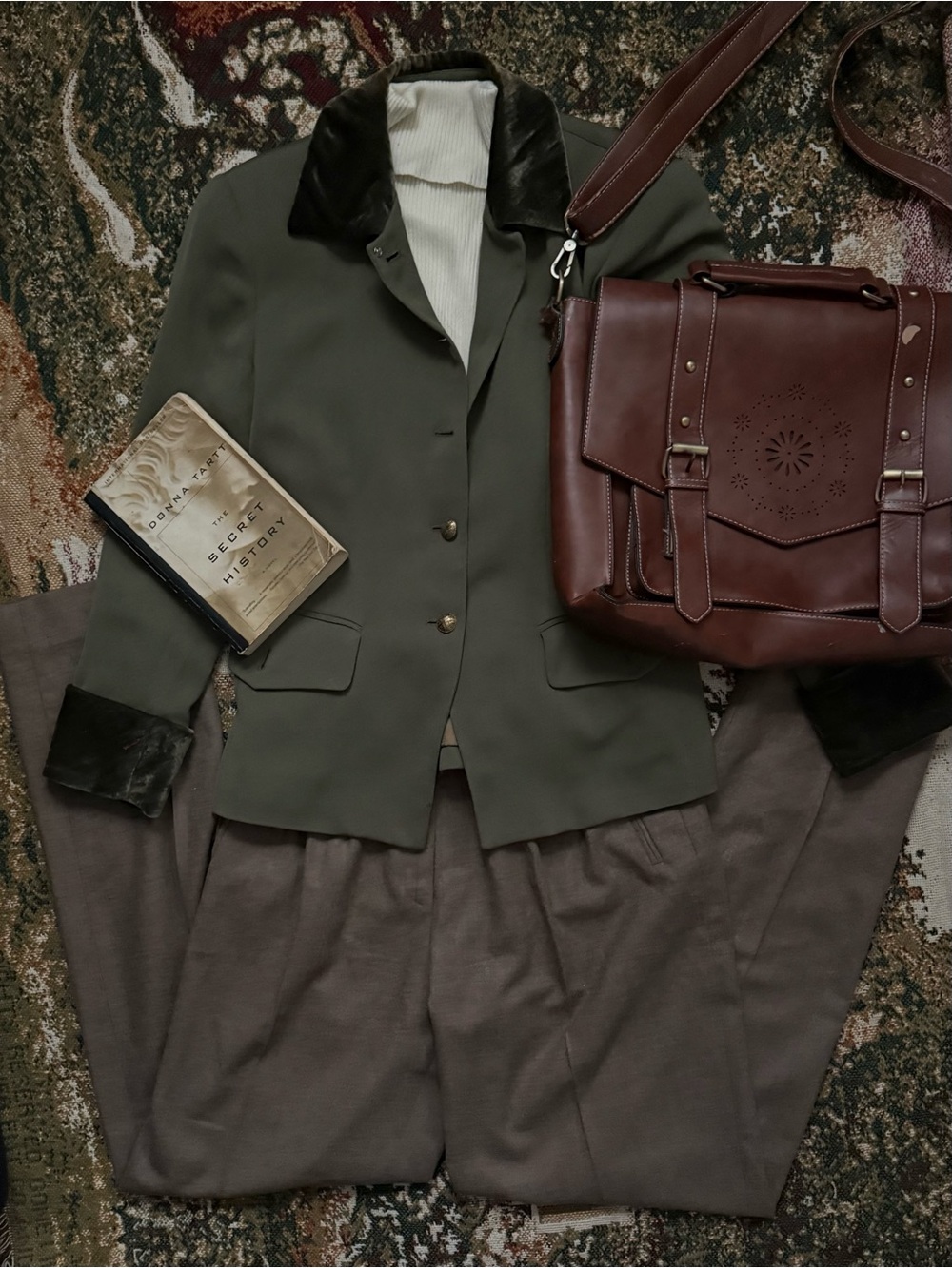 Women’s Vintage Green Blazer